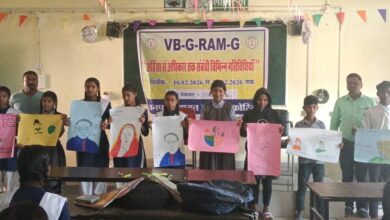 अहिंसा से अधिकार तक थीम पर विद्यालयीन बच्चों ने दिखाया हुनर 4 ed08c36d fe87 45cf ae18 b16a28d20ab1